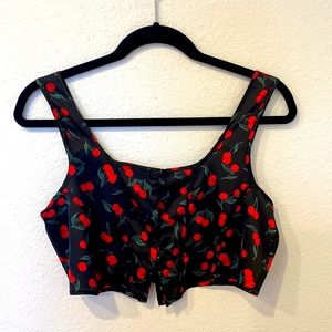 Cropped Cherry 🍒 Top, M